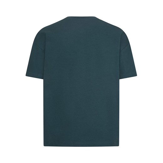 T-shirt chłopięce zielony Converse z bawełny 