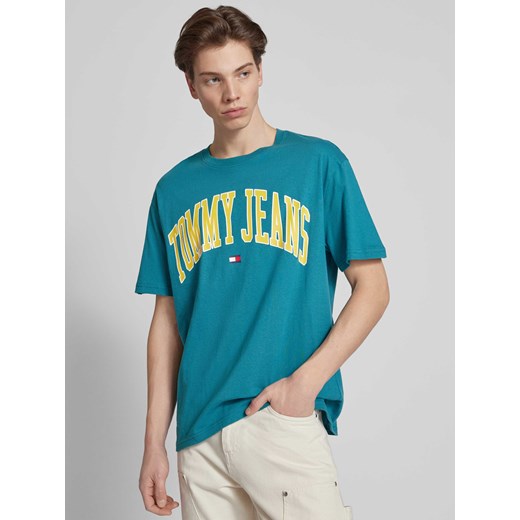 T-shirt z nadrukiem z logo model ‘POPCOLOR’ Tommy Jeans L Peek&Cloppenburg 