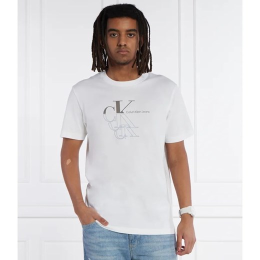 CALVIN KLEIN JEANS T-shirt MONOGRAM ECHO GRAPHIC L okazja Gomez Fashion Store