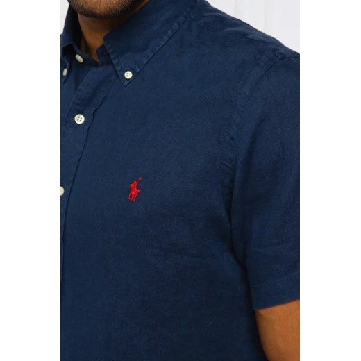 Polo Ralph Lauren koszula męska z krótkim rękawem z kołnierzykiem button down 