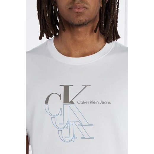 CALVIN KLEIN JEANS T-shirt MONOGRAM ECHO GRAPHIC M wyprzedaż Gomez Fashion Store