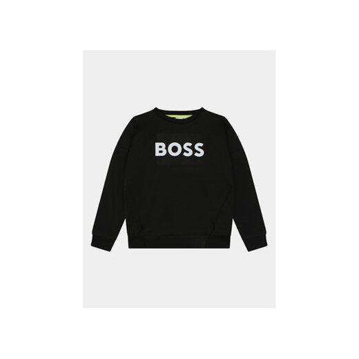 Boss Bluza J50767 S Czarny Loose Fit ze sklepu MODIVO w kategorii Bluzy chłopięce - zdjęcie 170391253