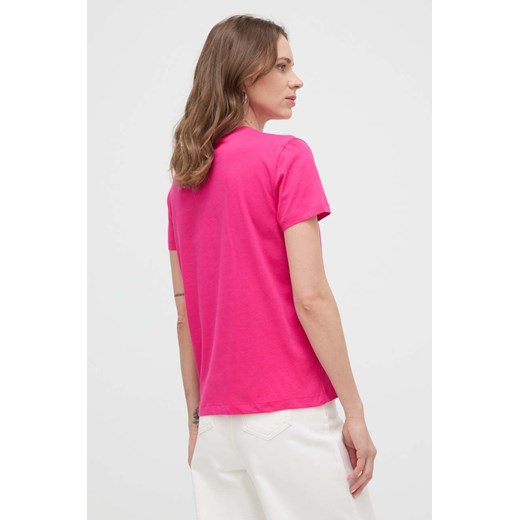 Versace Jeans Couture t-shirt bawełniany damski kolor różowy L ANSWEAR.com