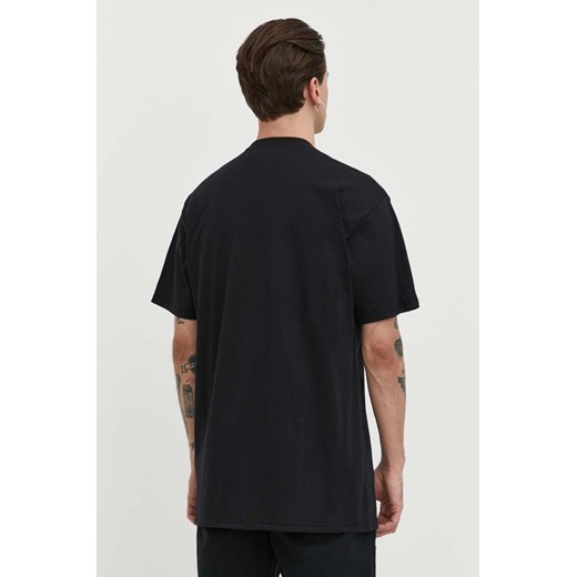 Vans t-shirt bawełniany męski kolor czarny z nadrukiem Vans XXL ANSWEAR.com