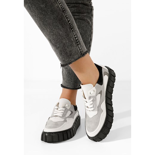 Białe sneakersy damskie Caera ze sklepu Zapatos w kategorii Buty sportowe damskie - zdjęcie 170395132
