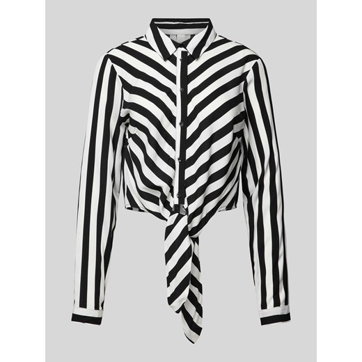 Bluzka z wiązanym detalem model ‘SAVANNA’ ze sklepu Peek&Cloppenburg  w kategorii Bluzki damskie - zdjęcie 170395390