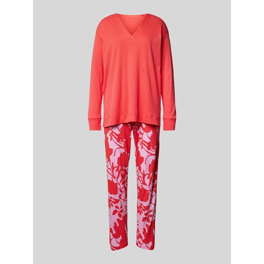 Piżama z dekoltem w serek model ‘Modern Nightwear’ ze sklepu Peek&Cloppenburg  w kategorii Piżamy damskie - zdjęcie 170395482