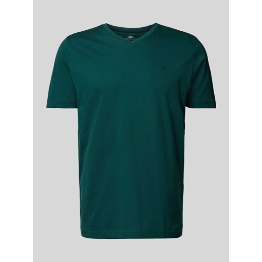 T-shirt z dekoltem w serek ze sklepu Peek&Cloppenburg  w kategorii T-shirty męskie - zdjęcie 170395652