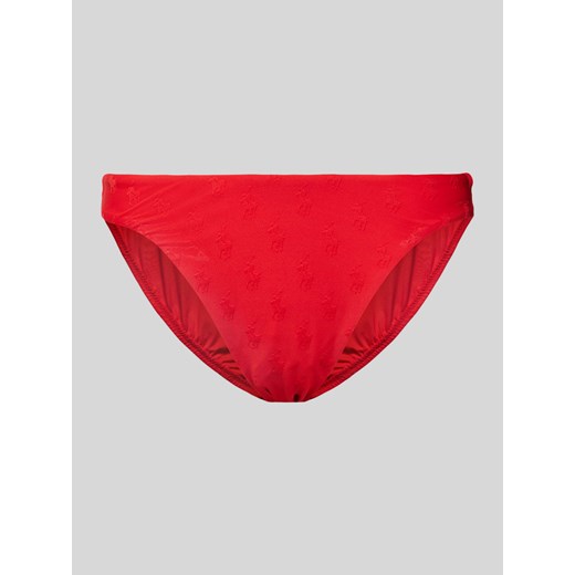 Figi bikini z fakturowanym wzorem z logo ze sklepu Peek&Cloppenburg  w kategorii Stroje kąpielowe - zdjęcie 170395831