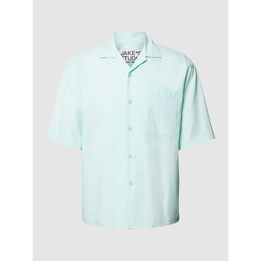 Koszula casualowa o kroju regular fit z nakładaną kieszenią na piersi ze sklepu Peek&Cloppenburg  w kategorii Koszule męskie - zdjęcie 170396100