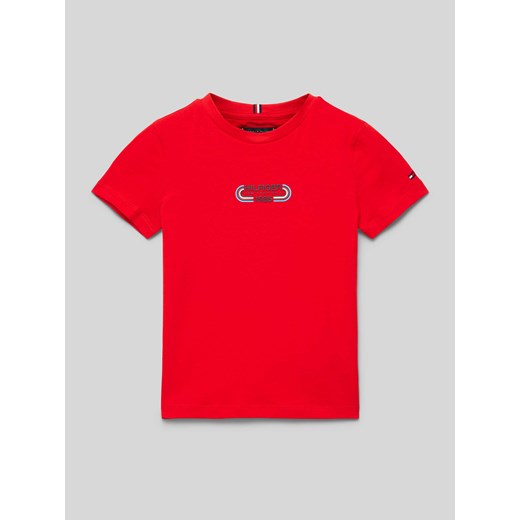 T-shirt z nadrukiem z logo ze sklepu Peek&Cloppenburg  w kategorii T-shirty chłopięce - zdjęcie 170396231