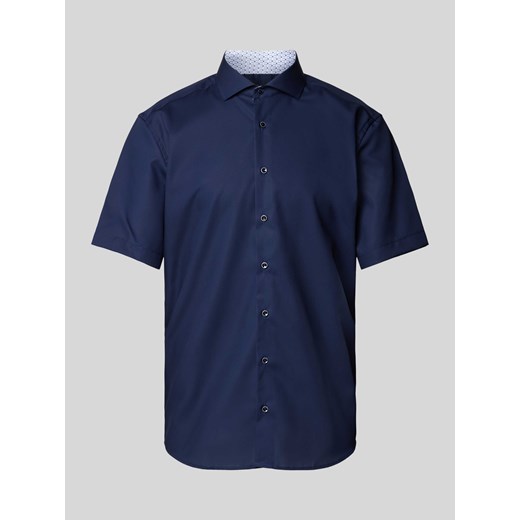 Koszula biznesowa o kroju modern fit w jednolitym kolorze ze sklepu Peek&Cloppenburg  w kategorii Koszule męskie - zdjęcie 170396290