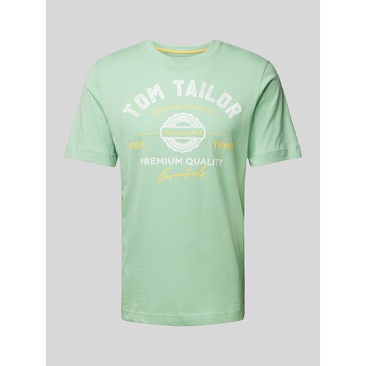T-shirt z nadrukiem z logo Tom Tailor L Peek&Cloppenburg 