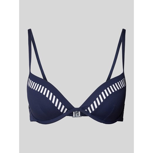 Top bikini ze wzorem w paski model ‘BONDI’ ze sklepu Peek&Cloppenburg  w kategorii Stroje kąpielowe - zdjęcie 170396523