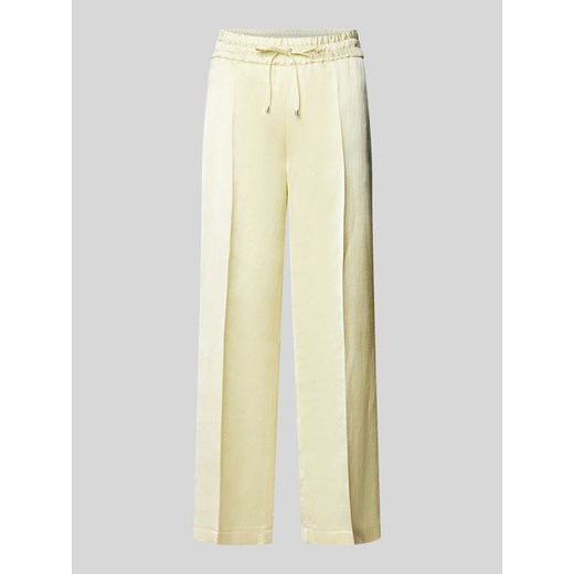 Spodnie materiałowe o kroju regular fit w kant model ‘CLARA’ ze sklepu Peek&Cloppenburg  w kategorii Spodnie damskie - zdjęcie 170396541