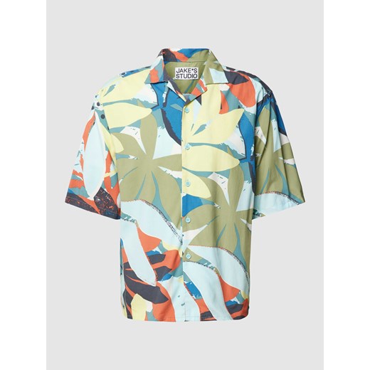 Koszula casualowa o kroju regular fit z nadrukiem na całej powierzchni ze sklepu Peek&Cloppenburg  w kategorii Koszule męskie - zdjęcie 170396804