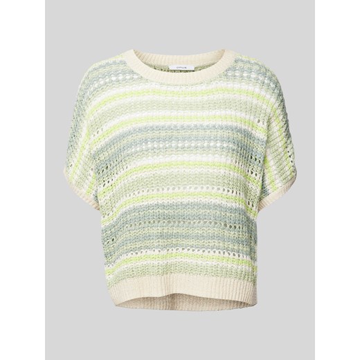Sweter z dzianiny z rękawem o dł. 1/2 model ‘Punissa’ ze sklepu Peek&Cloppenburg  w kategorii Bluzki damskie - zdjęcie 170396884