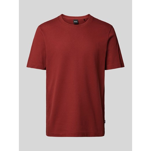 T-shirt w jednolitym kolorze model ‘TIBURT’ ze sklepu Peek&Cloppenburg  w kategorii T-shirty męskie - zdjęcie 170396971