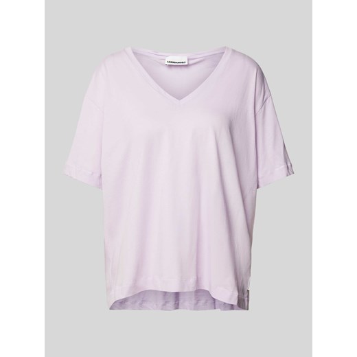 T-shirt z dekoltem w serek model ‘DEMIKAA’ ze sklepu Peek&Cloppenburg  w kategorii Bluzki damskie - zdjęcie 170397073