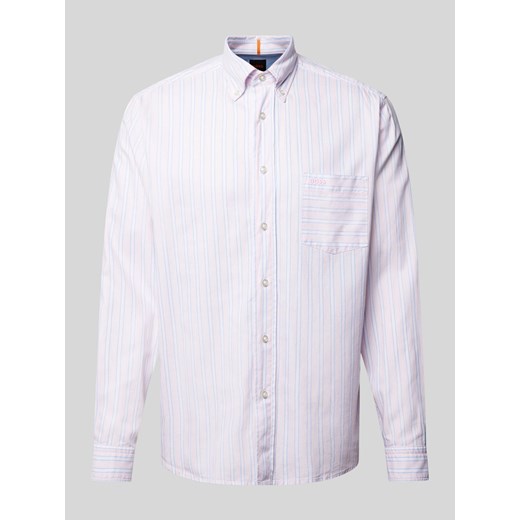Koszula casualowa o kroju regular fit ze wzorem w paski model ‘Lambey’ ze sklepu Peek&Cloppenburg  w kategorii Koszule męskie - zdjęcie 170397333