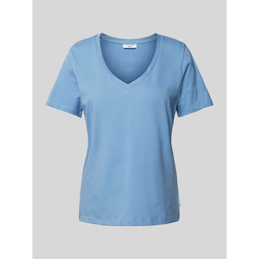T-shirt z dekoltem w serek ze sklepu Peek&Cloppenburg  w kategorii Bluzki damskie - zdjęcie 170397363