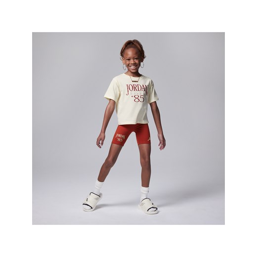 Zestaw z kolarkami dla małych dzieci Jordan Brooklyn Mini Me - Czerwony ze sklepu Nike poland w kategorii Komplety dziewczęce - zdjęcie 170398254