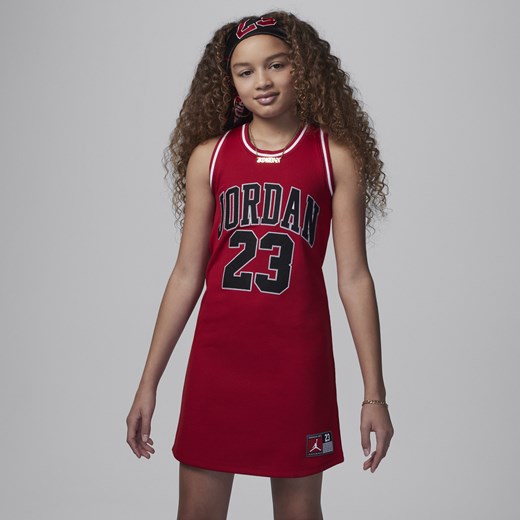 Sukienka dla dużych dzieci Jordan 23 Jersey - Czerwony Jordan XL Nike poland