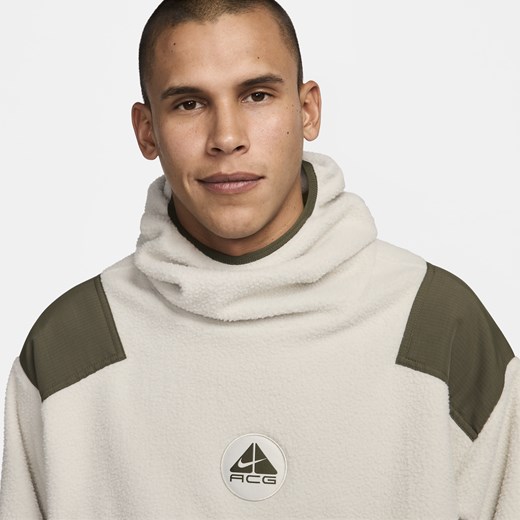 Męska dzianinowa bluza w stylu retro z kominiarką Nike ACG - Szary Nike XL Nike poland