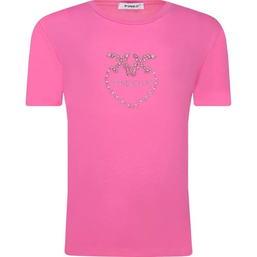 Pinko UP T-shirt | Regular Fit ze sklepu Gomez Fashion Store w kategorii Bluzki dziewczęce - zdjęcie 170399113