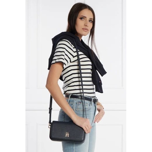 Listonoszka Tommy Hilfiger ze skóry ekologicznej