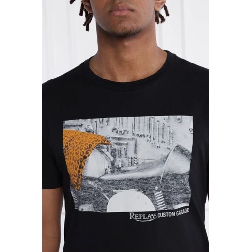 T-shirt męski Replay z krótkim rękawem
