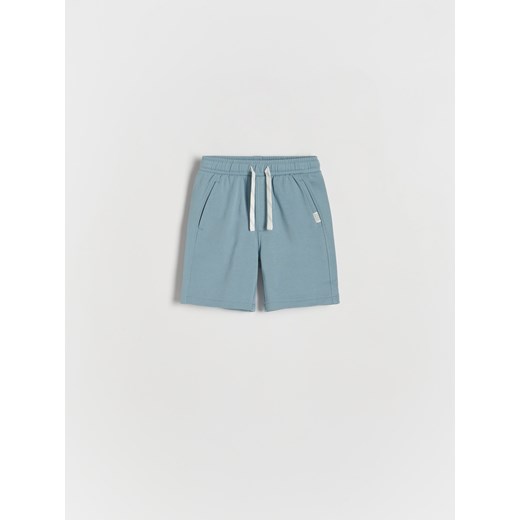 Reserved - Szorty bermudy - niebieski ze sklepu Reserved w kategorii Spodnie i półśpiochy - zdjęcie 170405662