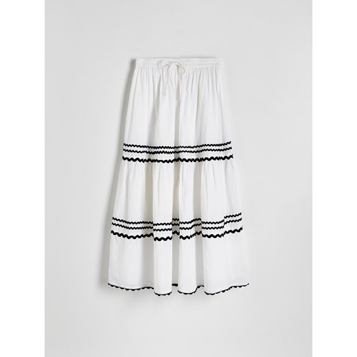 Spódnica Reserved midi bawełniana casual 