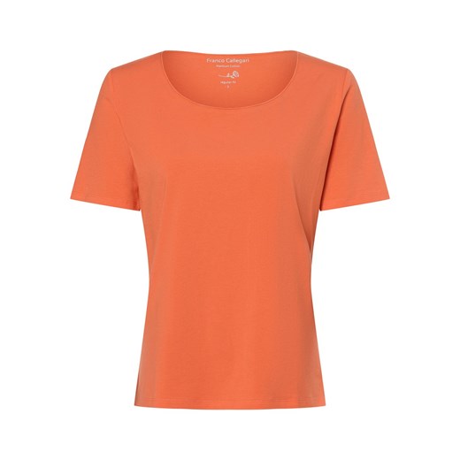 Franco Callegari Koszulka damska Kobiety Bawełna pomarańczowy jednolity ze sklepu vangraaf w kategorii Bluzki damskie - zdjęcie 170406291