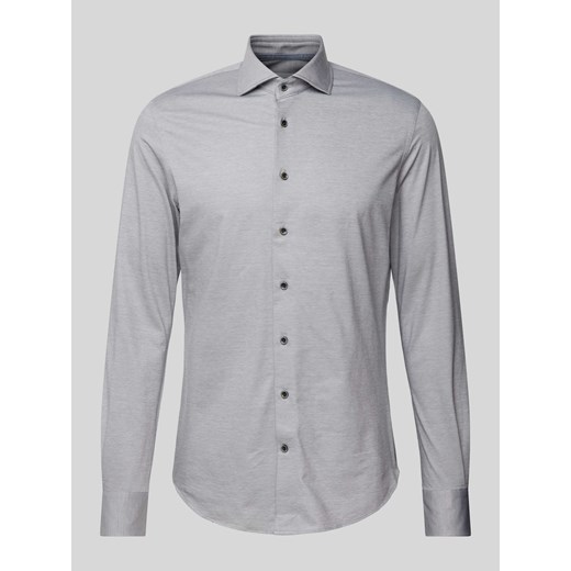 Koszula biznesowa o kroju slim fit z kołnierzykiem typu cutaway ze sklepu Peek&Cloppenburg  w kategorii Koszule męskie - zdjęcie 170406704
