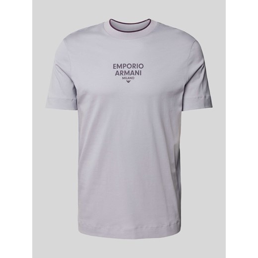 T-shirt z nadrukiem z logo ze sklepu Peek&Cloppenburg  w kategorii T-shirty męskie - zdjęcie 170406831