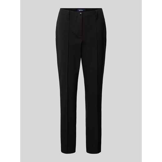 Spodnie materiałowe z ozdobnymi szwami ze sklepu Peek&Cloppenburg  w kategorii Spodnie damskie - zdjęcie 170407141
