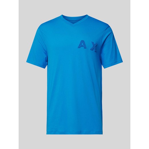 T-shirt z naszywkami z logo Armani Exchange XL Peek&Cloppenburg 