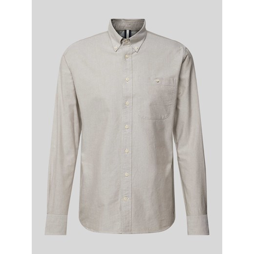 Koszula biznesowa o kroju Slim Fit z kołnierzykiem typu button down ze sklepu Peek&Cloppenburg  w kategorii Koszule męskie - zdjęcie 170407474