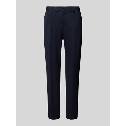 Spodnie do garnituru o kroju slim fit w kant model ‘DELON’ ze sklepu Peek&Cloppenburg  w kategorii Spodnie męskie - zdjęcie 170407570