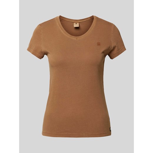 T-shirt z dekoltem w serek model ‘Eyben’ ze sklepu Peek&Cloppenburg  w kategorii Bluzki damskie - zdjęcie 170407621