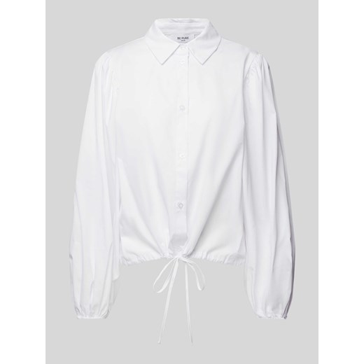 Bluzka w jednolitym kolorze z tunelem ze sklepu Peek&Cloppenburg  w kategorii Koszule damskie - zdjęcie 170407704