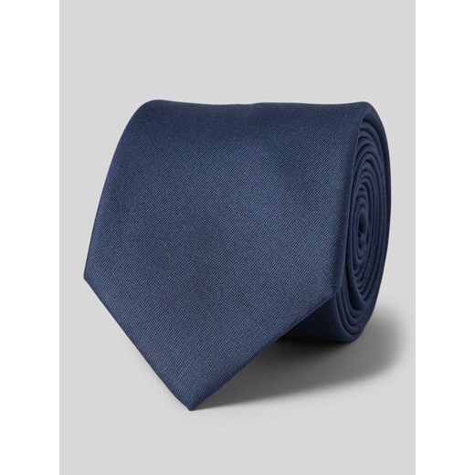 Krawat jedwabny w jednolitym kolorze ze sklepu Peek&Cloppenburg  w kategorii Krawaty - zdjęcie 170407842