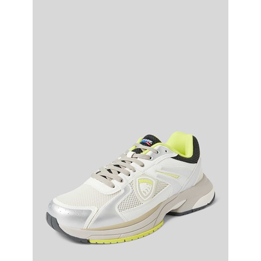 Sneakersy z obszyciem w kontrastowym kolorze model ‘EAGLE’ ze sklepu Peek&Cloppenburg  w kategorii Buty sportowe męskie - zdjęcie 170407923
