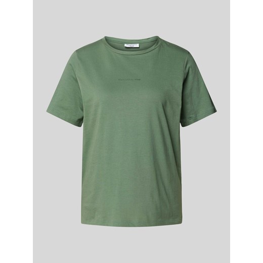 T-shirt z detalem z logo ze sklepu Peek&Cloppenburg  w kategorii Bluzki damskie - zdjęcie 170407942