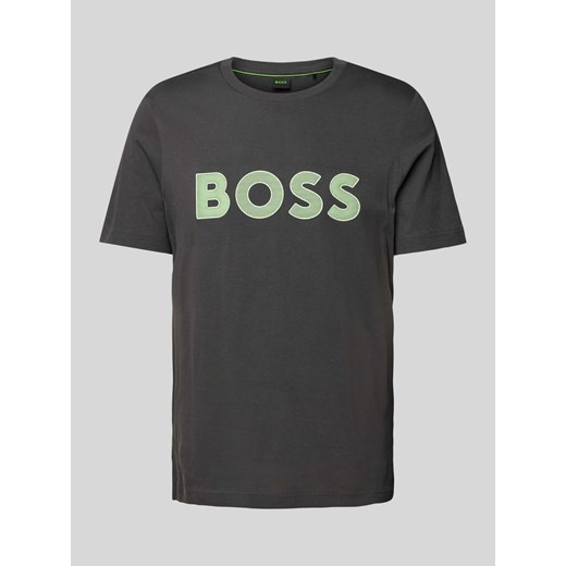 T-shirt z nadrukiem z logo ze sklepu Peek&Cloppenburg  w kategorii T-shirty męskie - zdjęcie 170408010