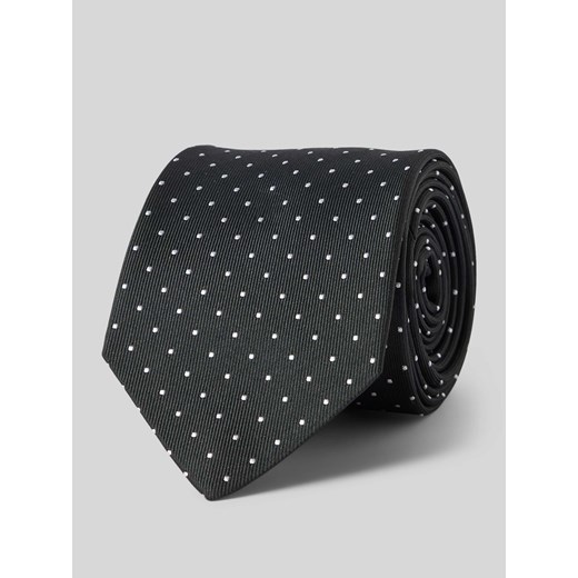 Krawat jedwabny ze wzorem na całej powierzchni ze sklepu Peek&Cloppenburg  w kategorii Krawaty - zdjęcie 170408070