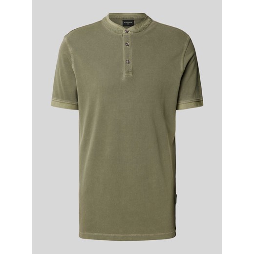 Koszulka polo o kroju regular fit ze stójką model ‘Phillip’ ze sklepu Peek&Cloppenburg  w kategorii T-shirty męskie - zdjęcie 170408114