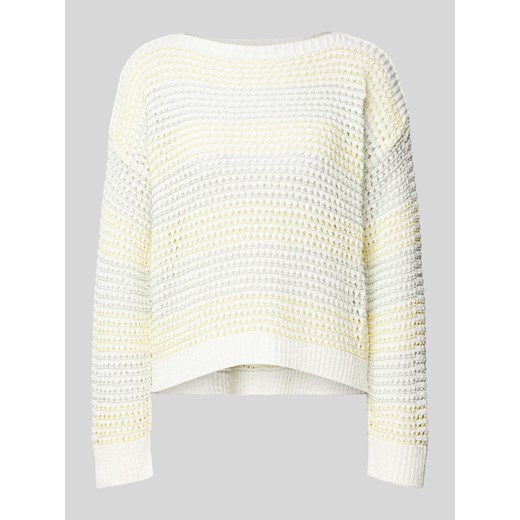 Sweter z dzianiny z ażurowym wzorem ze sklepu Peek&Cloppenburg  w kategorii Swetry damskie - zdjęcie 170408153