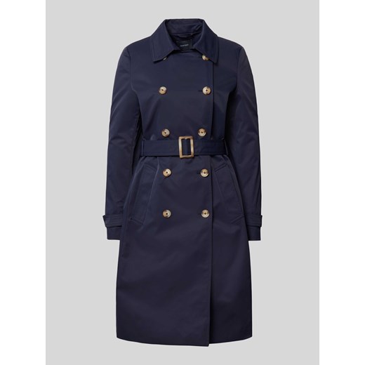 Płaszcz z paskiem w talii ze sklepu Peek&Cloppenburg  w kategorii Płaszcze damskie - zdjęcie 170408163